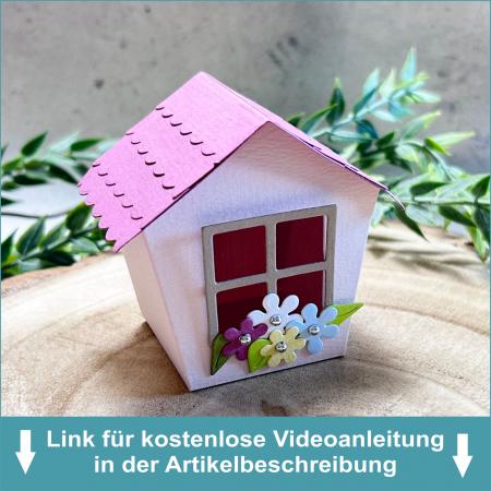 Stanzschablone - Vogelhaus mini